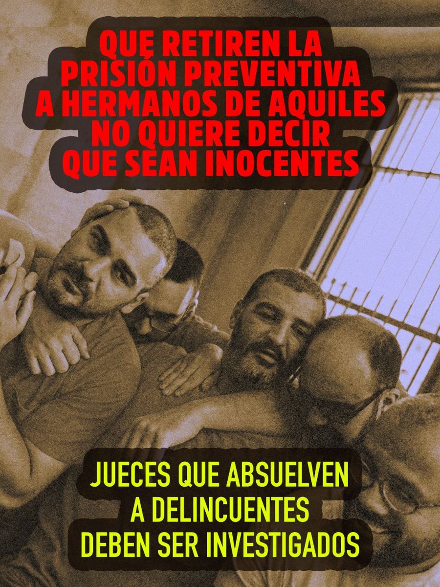 MarianDi3z's tweet image. Esto no es un final feliz, sino un cambio en las condiciones de detención. @aquilesalvarez, la justicia tiene su propio ritmo y las consecuencias de las acciones pasadas no se desvanecen de la noche a la mañana. #AquilesRobo