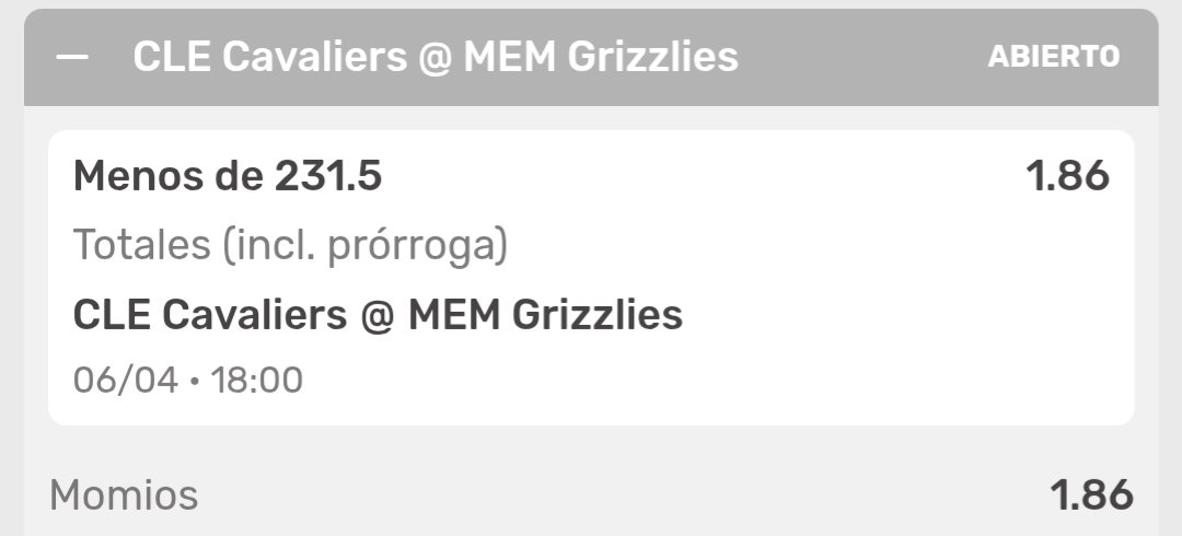 Cherly_MX's tweet photo. 🧠 NAYA 3.0 ACTIVADA
🎯 JUGADA
🟩 ORL Magic +1 (1.95)
🟩 Under 231.5 Cavs vs Grizzlies (1.86)
🔍 LECTURA RÁPIDA
👉 Traducción simple:
El valor no está en el favorito… está en lo que el público ignora
💭
⚖️
#NAYA3 #NBA #Pick https://t.co/uMaWrTJBHN