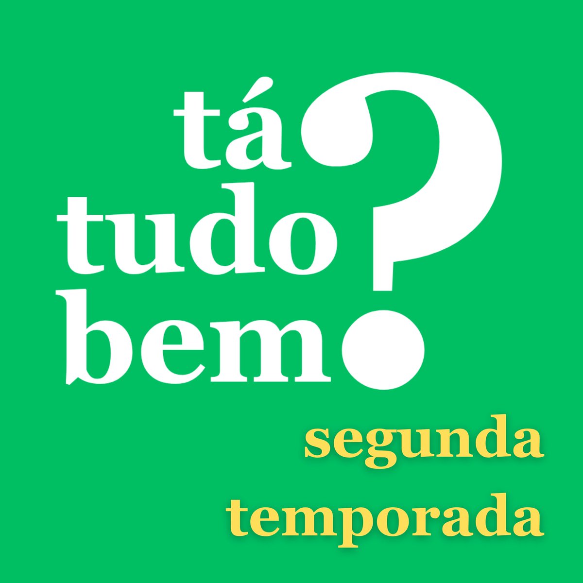 A gente precisa conversar. De novo. 
Programa Tá Tudo Bem?, Segunda Temporada. 
Estreia 8 de abril, a partir das 6h da manhã. 
Vem dividir essa conversa com a gente!
Nos principais tocadores de podcast. 

 #Spotify #psicoterapia #razao #amazon #fazsentidopravocê #dúvidas