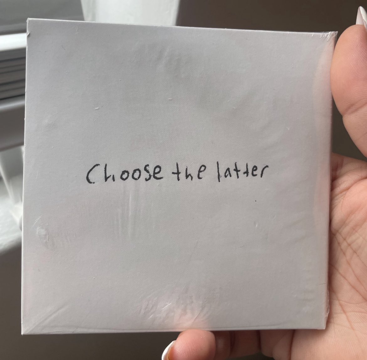 i say get the cd !!! 💿 i just feel like the cd is more convenient and easy to take wherever you need. but if you want to add to your collection get the vinyl :33 
also i feel like the cd is a tad bit cheaper 
(he also has mini vinyls)