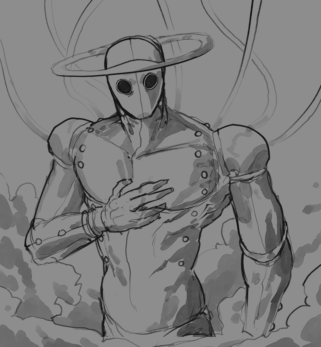OurpIeguy's tweet photo. had to draw him after his big reveal #Onepunchman https://t.co/iPBkhicz0J