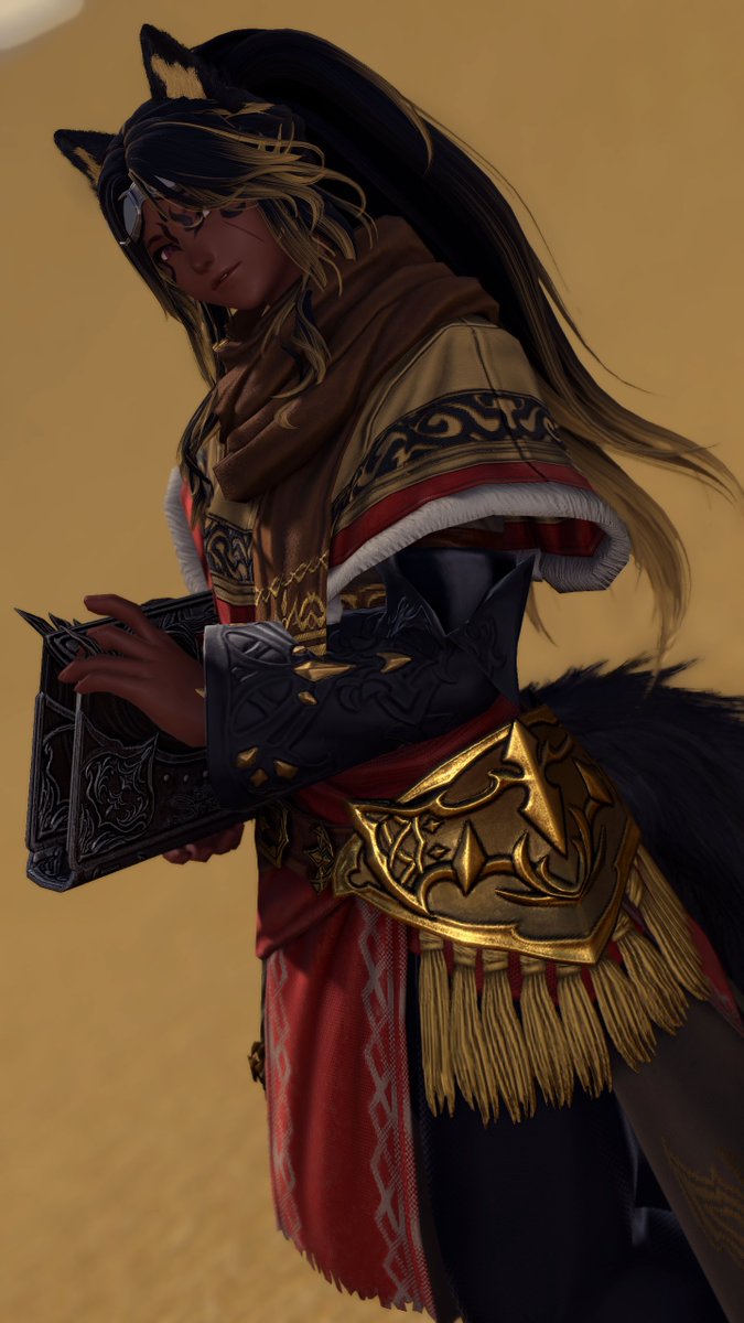 Oakwreathed's tweet photo. https://t.co/Hwf5xVK7lu

Hyena-kin researcher who discovers an ancient, powerful, shape-shifting weapon in the catacombs of Jannah.

Maybe something like this could be the FC / Design?
What do you guys think? https://t.co/BV1wKnoZ6h
