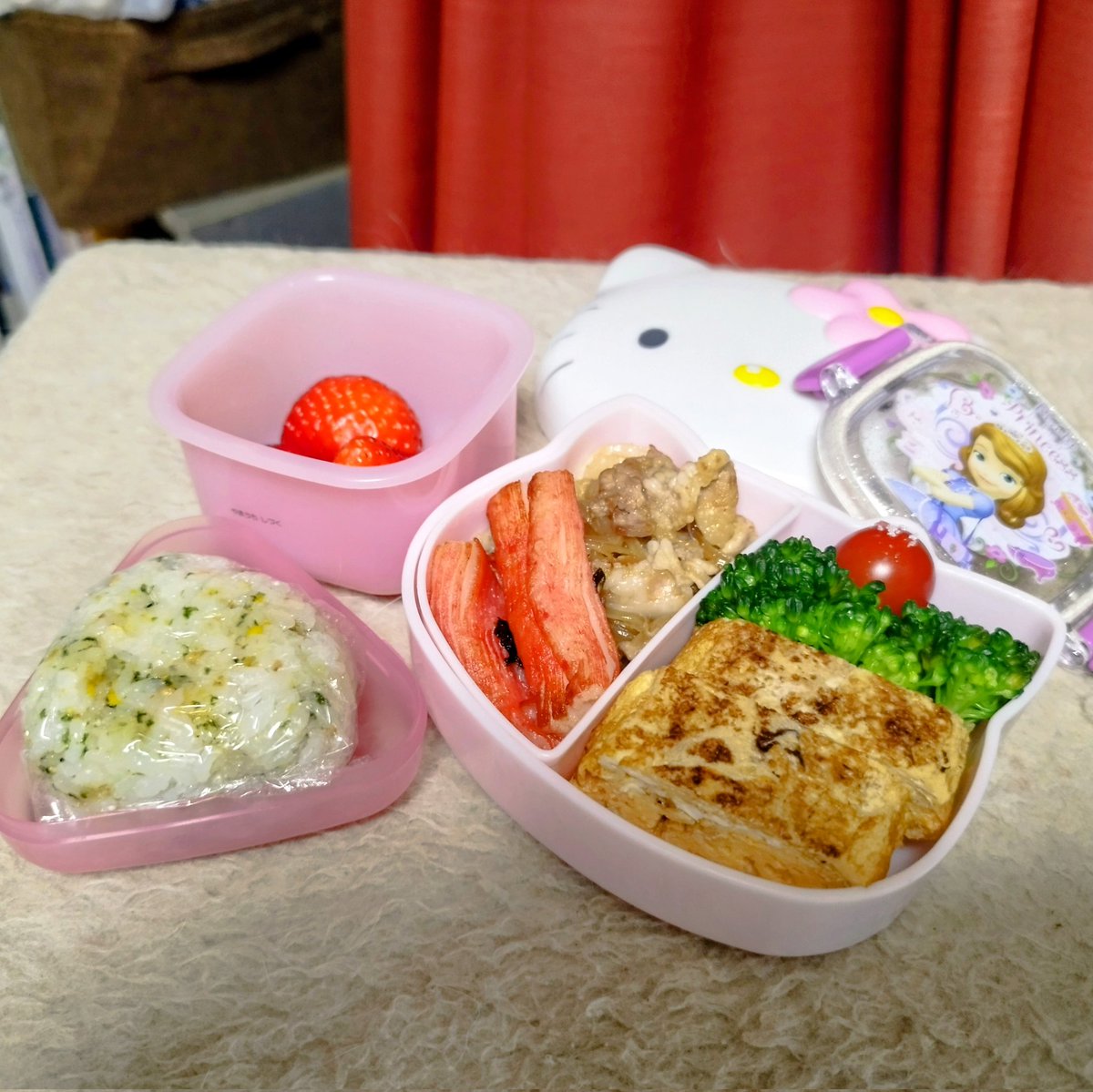 〈娘の弁当〉
小学校1年生
4日目