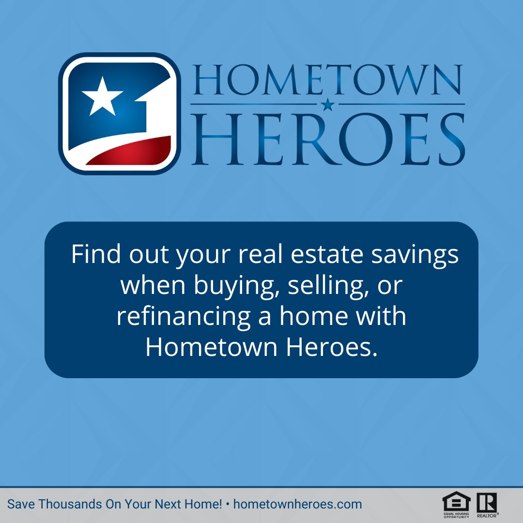 jmbare71's tweet photo. Signing up with Hometown Heroes is easy. After a quick verification process, you can start saving right away. Are you ready to save thousands on your next home?   Let's get you started! https://t.co/xMBrZc6ebD