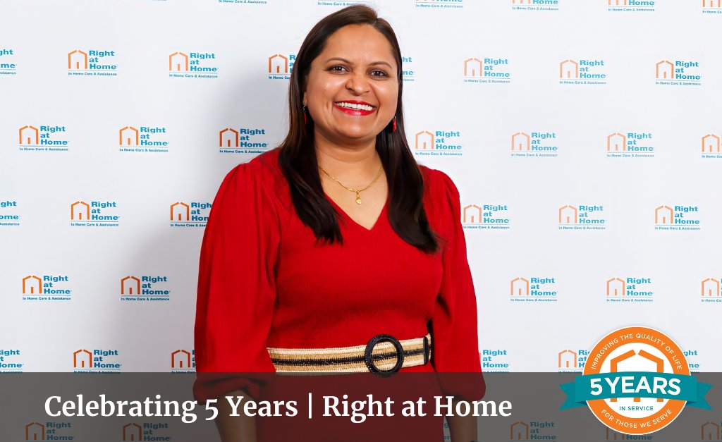 Right at Home Sydney Ryde owners Binal and Jay Patel are celebrating five years in business! Learn more about their journey at our blog: ow.ly/XRFX50YEeCh

#fiveyears #rightfranchise #rightathome