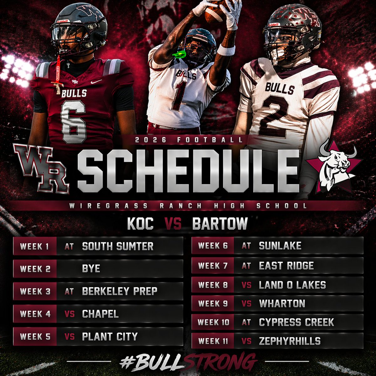 Wiregrass Ranch High School Football tweet media