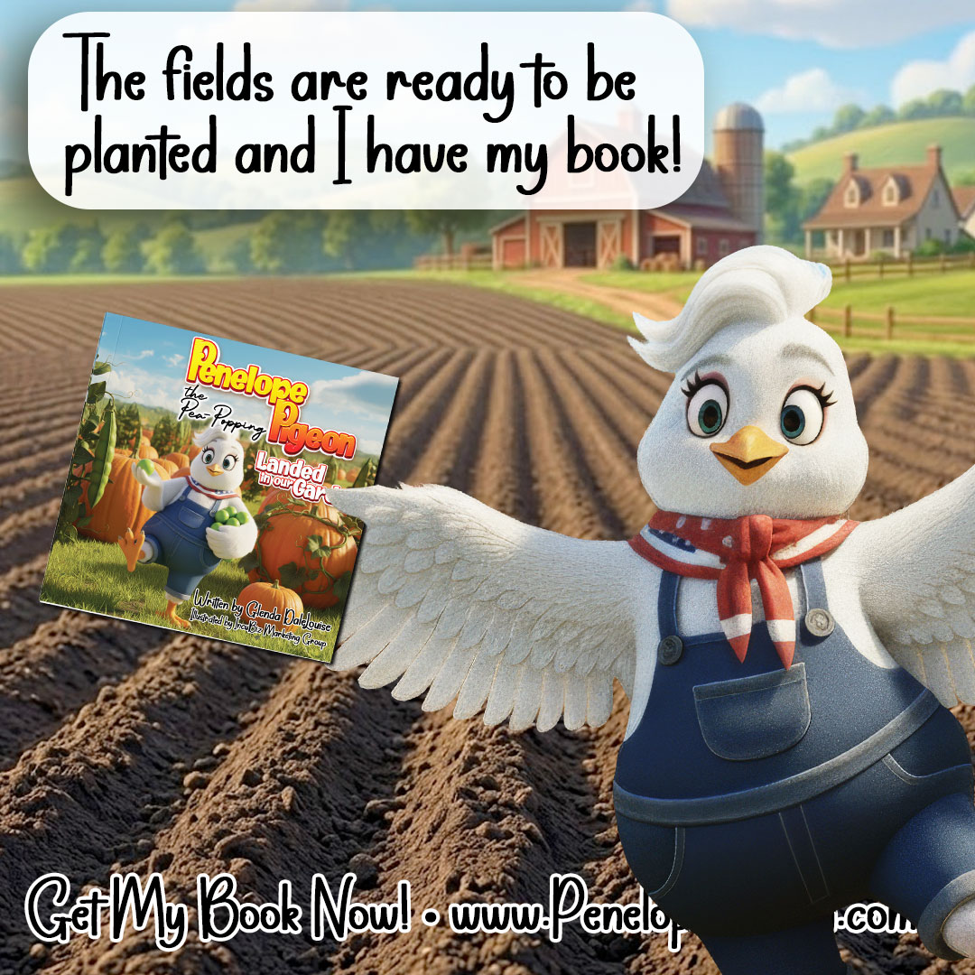 Check out the corn field and check out my book!

Get my book on Amazon: amazon.com/dp/B0GBZYN2FS/
Visit my website penelopepigeon.com

#Penelope #peapoppingpigeon #childrensbook #childrensauthor #booksforchildren