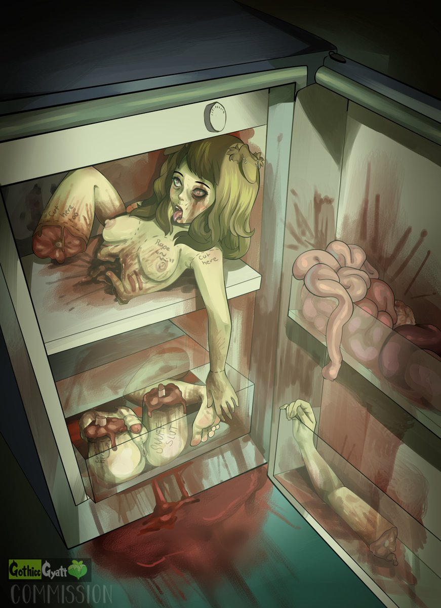 GothiccGyatt's tweet photo. Cheap meat in the fridge, comm made for Crystal MayDay https://t.co/rwWTx9WBGu