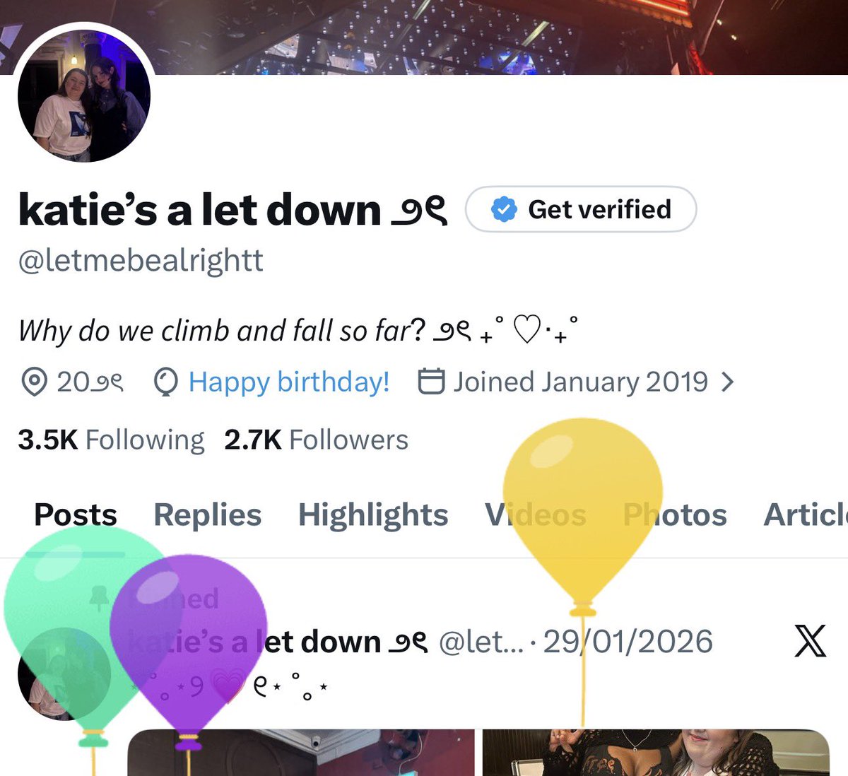 katie’s a let down ౨ৎ tweet media