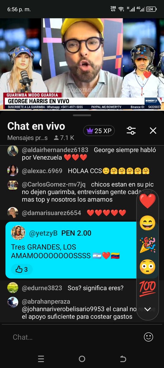 Otra vez lo vuelve a hacer la Guarimba Digital #generacionindependecia  <a href="/GastonLevar/">Gaston Levar</a>  <a href="/ChacoCma/">CHACO</a> @GeoogeHarris tres grandes bendiciones. Viva Venezuela, Viva Argentina y viva el mundo libre...