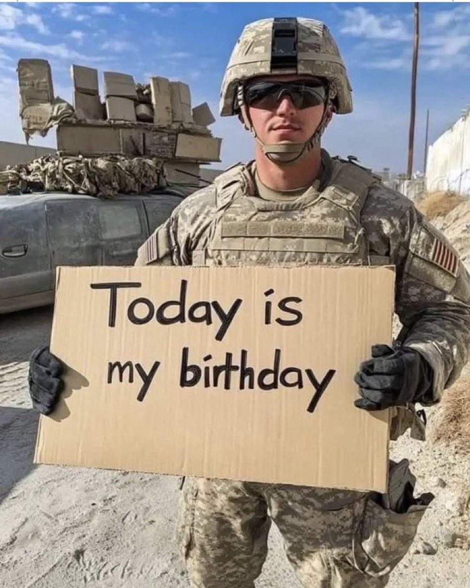 ThomasLucas1287's tweet photo. American soldier need wishes 👀 https://t.co/kTe8bGEdNY