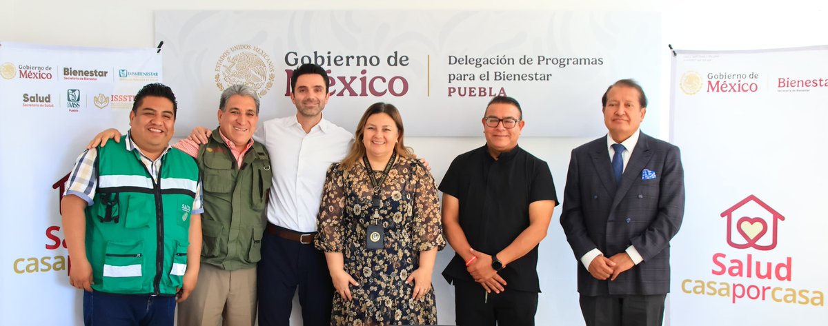 RodrigoAbdalaD's tweet photo. Como cada lunes, nos reunimos con los titulares de las instituciones de salud del estado de #Puebla con el objetivo de dar seguimiento puntual a los avances del programa #SaludCasaPorCasa. 

Alineamos esfuerzos, revisamos estrategias y fortalecemos el trabajo conjunto para mejorar la atención a las y los adultos mayores y personas con discapacidad.

El trabajo en equipo son la clave para seguir construyendo bienestar en todo Puebla.