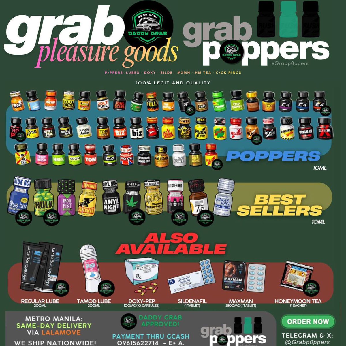 Daddy Grab - Poppers For Sale pm Tg @grabp0ppers tweet media