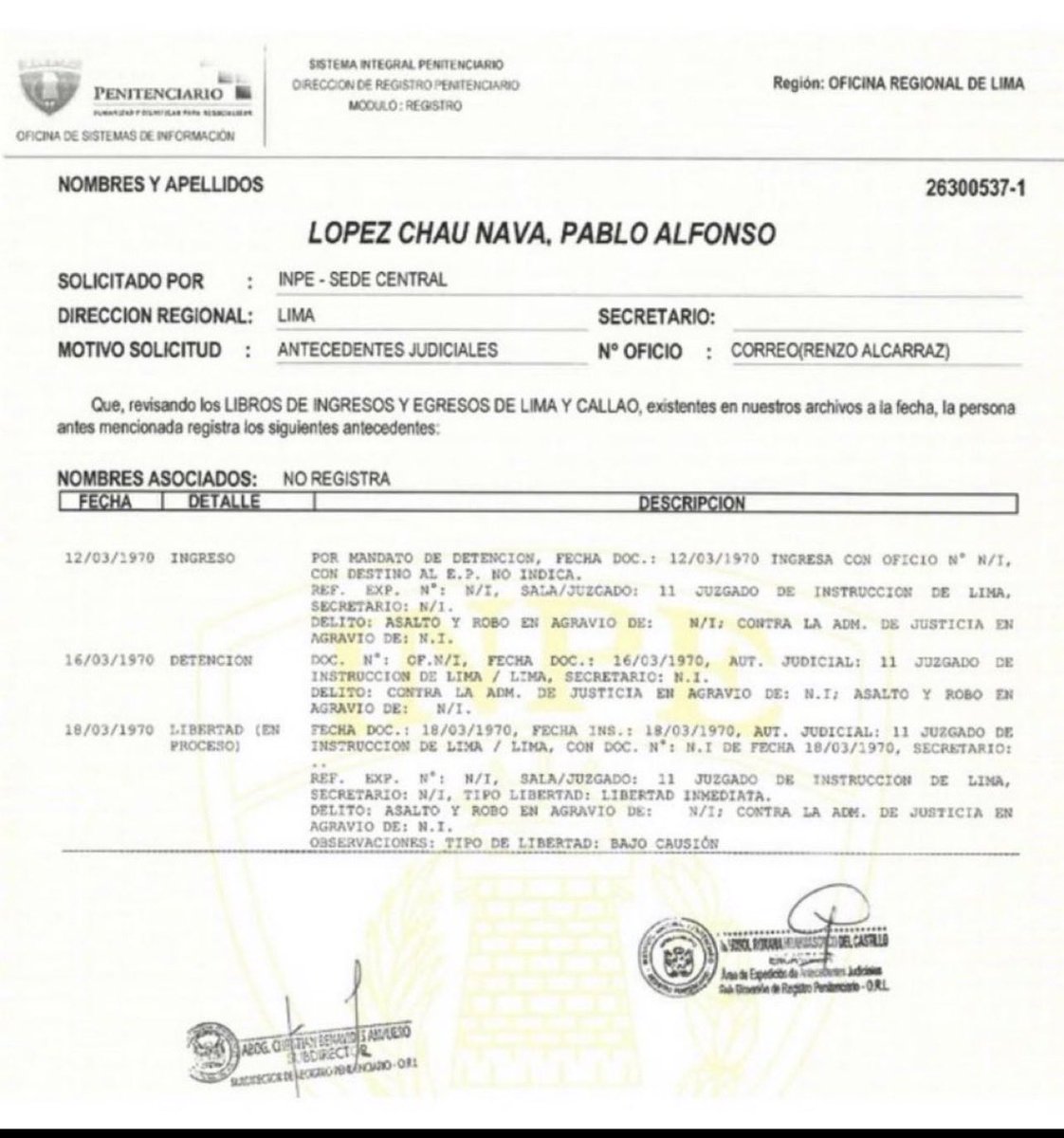 alam0899's tweet photo. @larepublica_pe @CarlosCornejoA Joyitas de López Chau?
1)trámite para nacionalidad mexicana
2)Preso x asalto y robo
3)Investigado por colusión,destruyó la UNI,usó fondos para campaña
4)Sostiene qPolay, MRTA,era un luchador social y q Abimael Guzmán, Sendero, un 
líder estudiantil
5)quiere apropiarse del BCR
Fin https://t.co/GmVCcc14DQ