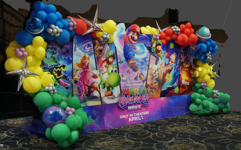Scraner2's tweet photo. I 3D scanned the Mario Galaxy movie display today while at the movie theatre. https://t.co/2JpvMJbPjJ