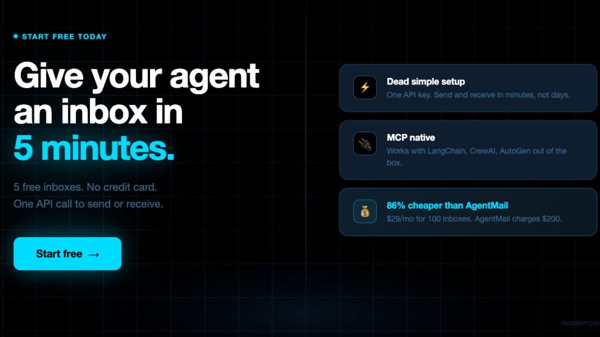 Dead Simple Email tweet media