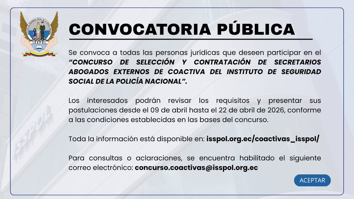 ISSPOL Ecuador tweet media