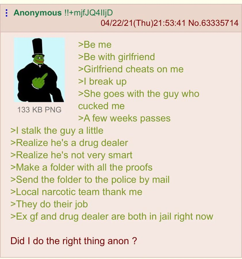 Greentext Poster tweet media