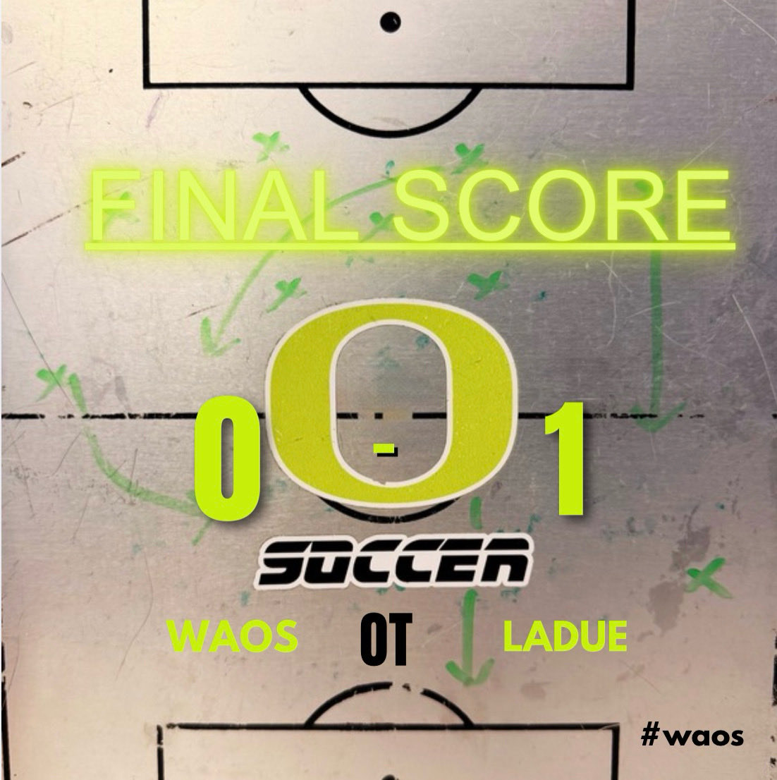 Coachguns's tweet image. OT Loss to Ladue 1-0
~
Good Battle!
~
Clean Sheet for Savannah Hanak for the first Half
~
Welcome to the Jungle✨🐅
~
#waos