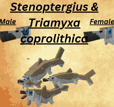 ClassyMonk13447's tweet photo. Stenoptergius &amp; Triamyxa coprolithica!!!!!

#mc #minecraft #mcmod #mcmods #minecraftmod #minecraftmods #dino #dinos #dinosaur #dinomod #dinomods #dinosaurmod #dinosaurmods #prehistoric #prehistoricmod #prehistoricmods #eorevival https://t.co/f133EPZ1Ea