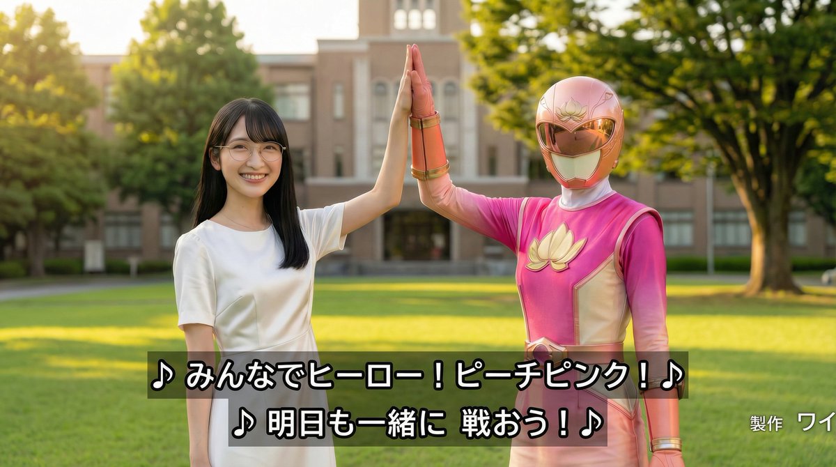 エンディングです！
みんなで踊るあるある
あとは次回予告と、間に挟むソーセージとシャンプーとヒーローショーのCM作ったら完璧ですね！笑