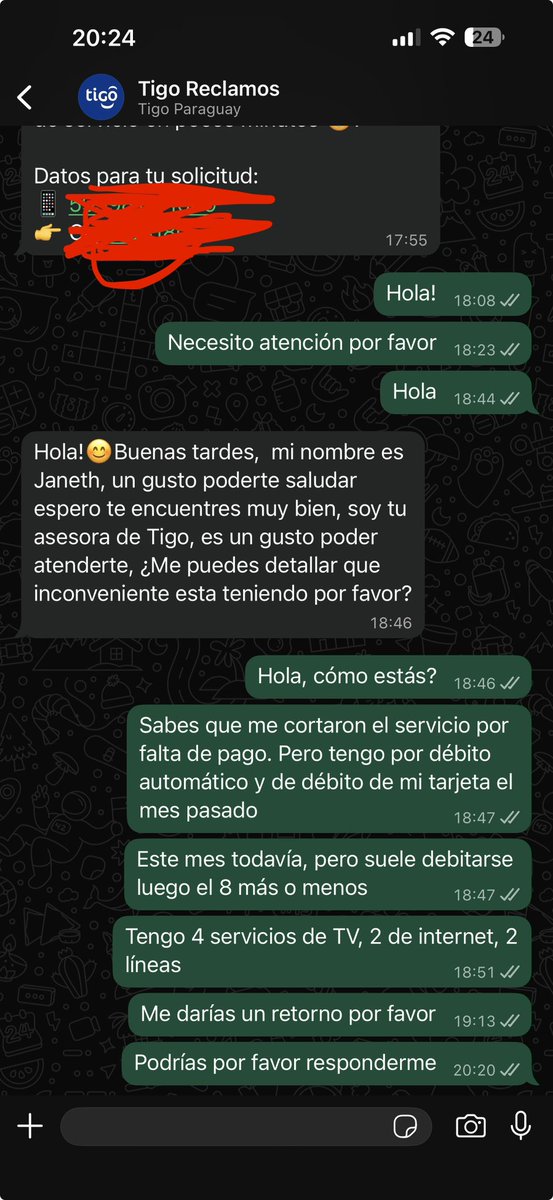 CocoDuarteY's tweet photo. Ayuda por favor @TigoParaguay @TigoSportsPY @sedecopy https://t.co/wxi3q6uTMk