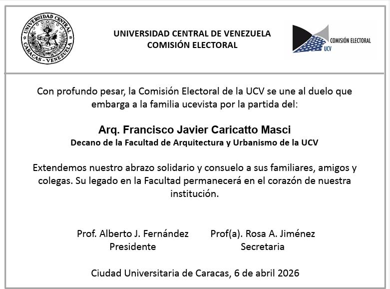 Comisión Electoral UCV tweet media