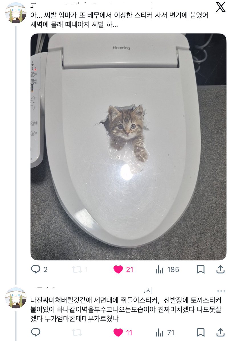 서연이탐라계정 tweet media