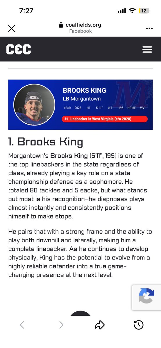 Morgantown Mohigan Football tweet media