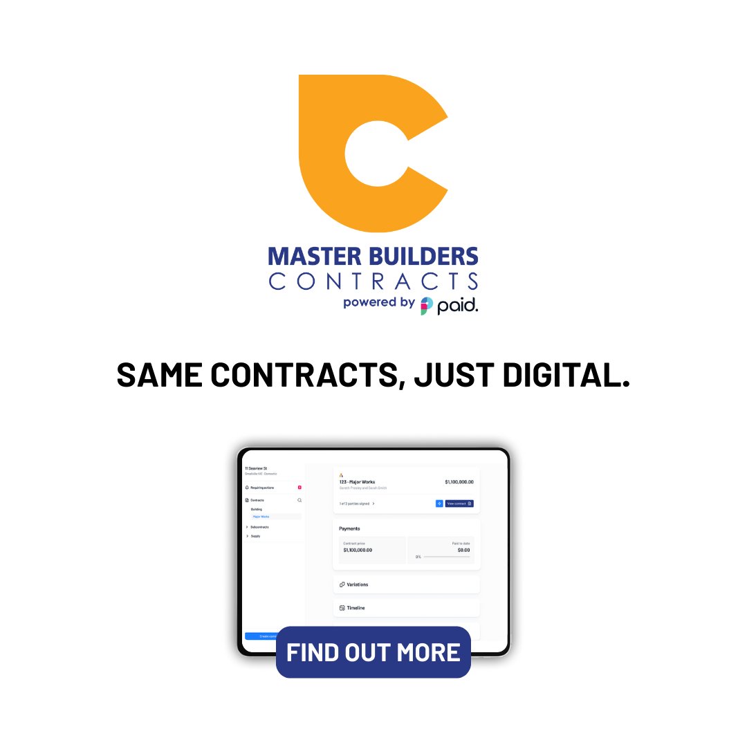 Master Builders Australia tweet media