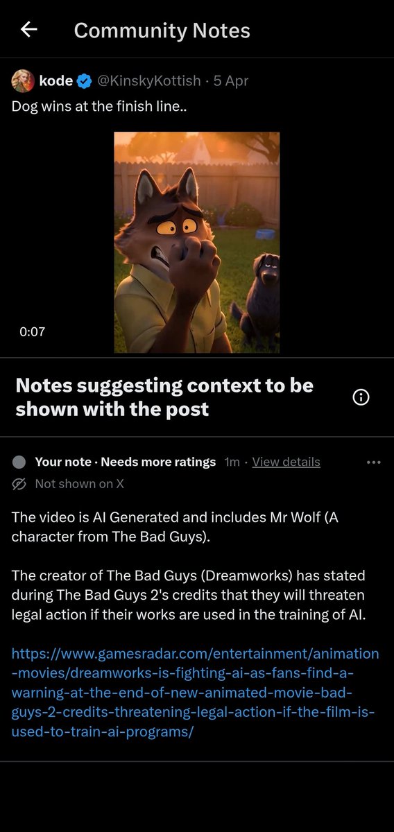 EVERYONE WHO FOLLOWS ME AND HAS COMMUNITY NOTES PLEASE VOTE THAT MY COMMUNITY NOTE IS HELPFUL 🫡