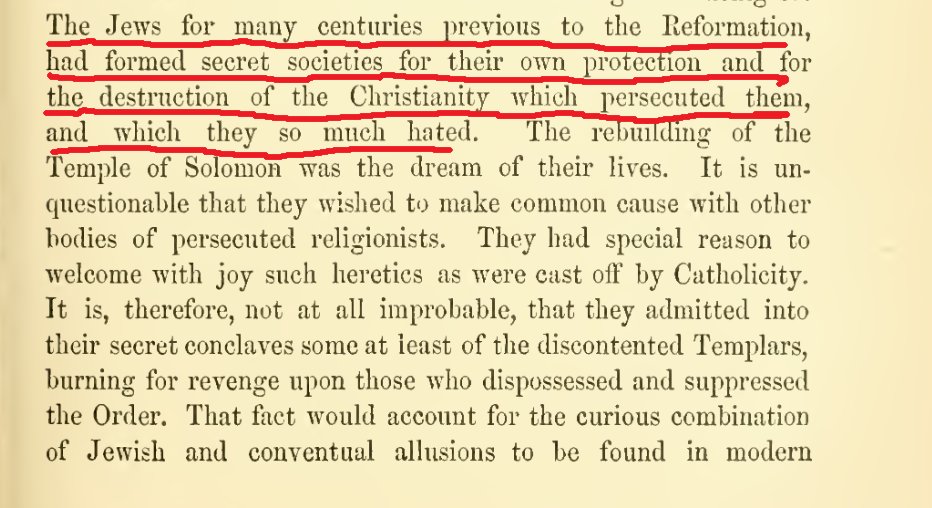 catholic_cg's tweet photo. 1914: "Jews &amp; Judaizing secret societies prepared for the implementation the so-called Reformation."

Introduction, para 15 https://t.co/64dIz7t2pP

1885: page 43

https://t.co/5rrWIrLtBO https://t.co/MMZWo2rvZ0