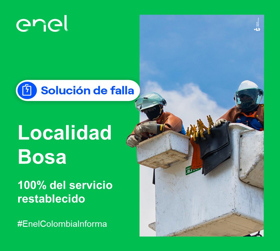 Servicio Enel Colombia tweet media