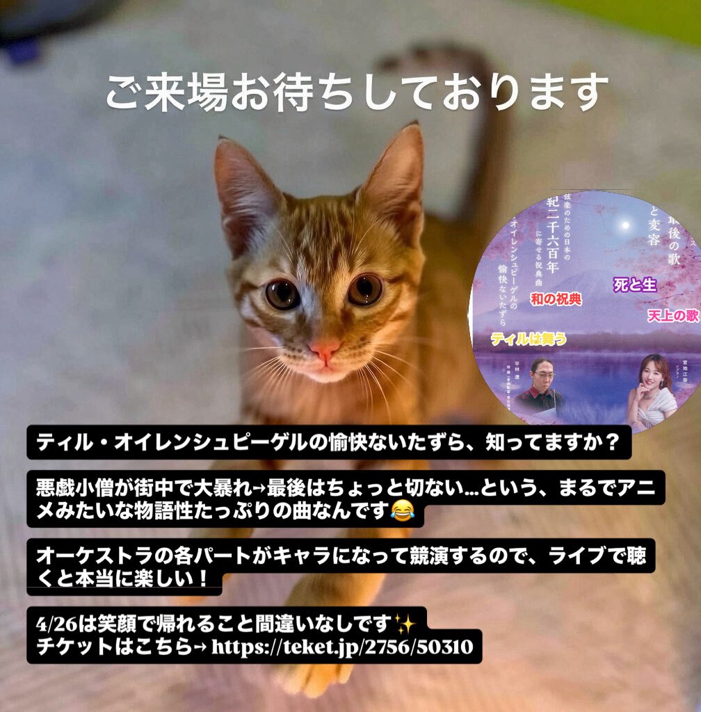 Orchestra L'âme sœur(オーケストラ・ラム・スール) tweet media