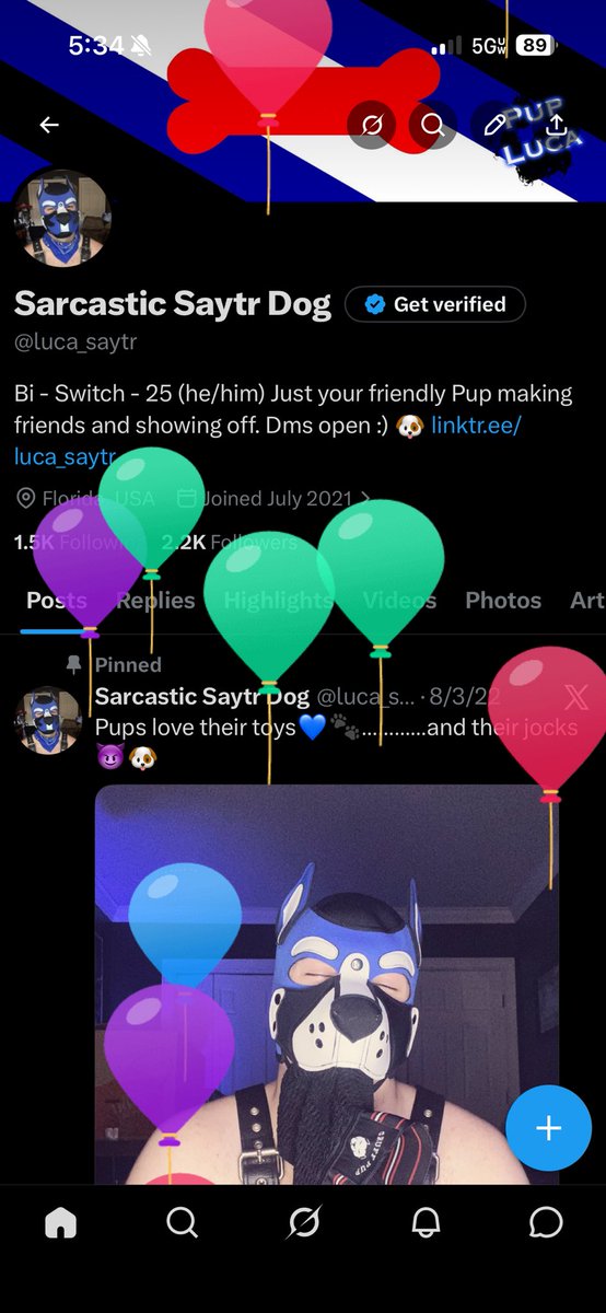 Sarcastic Saytr Dog tweet media