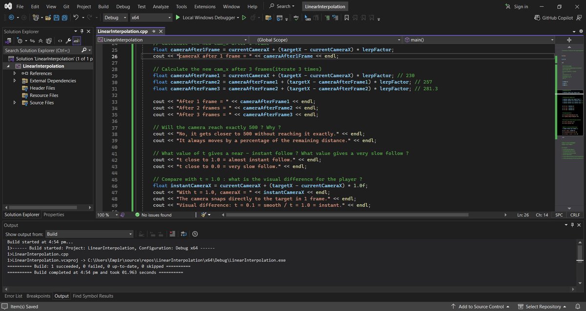 TeamKujiro's tweet photo. To understand how the Camera works in a Game Engine.

Here are 4 simple exercises to do.

#GameDev #ゲーム制作 #IndieDev #EngineArchitecture https://t.co/pjM1sicvYm