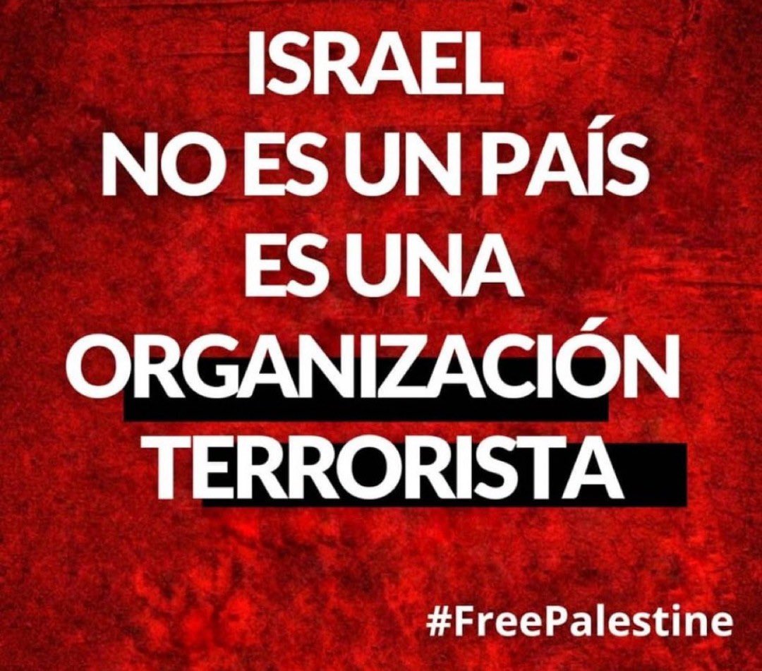 <a href="/AlTopeyPunto891/">El Fantasma</a> Urge que la <a href="/ONU_es/">Naciones Unidas</a> y organismos internacionales de derechos humanos; declaren al sionismo como organización criminal y sea prohibida como lo fue el Nacional Socialismo (NAZIS)
#IsraelGenocideState