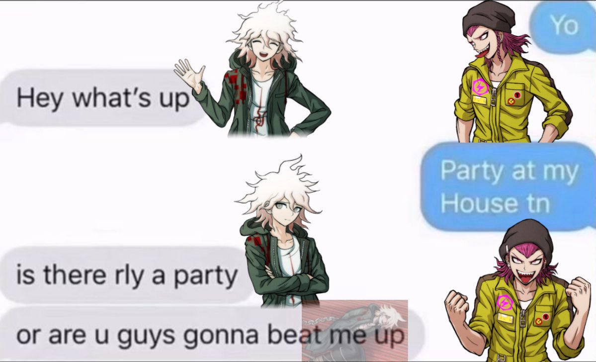 God bless kazuichi and nekomaru for the nagito tied up scene