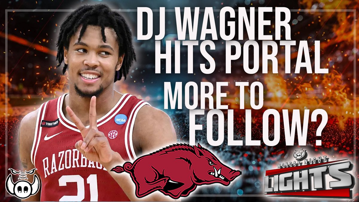 DJ Wagner OUT At Arkansas More Leaving?  + Hog Dline Standouts youtube.com/live/5rfRqYn5P…
