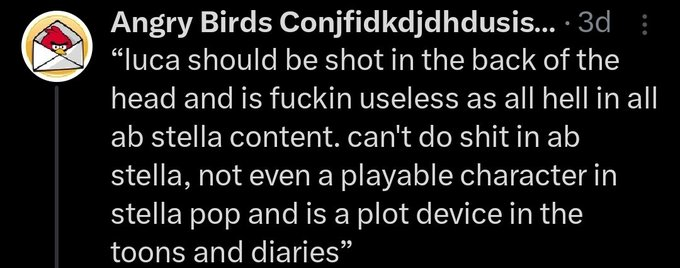 Angry Birds Confessions But Good tweet media