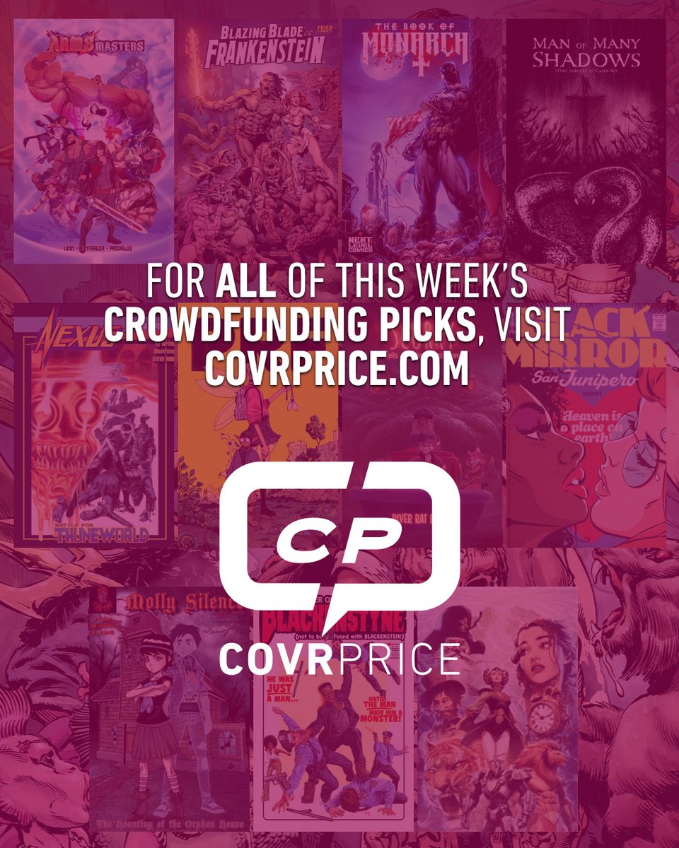 covrprice's tweet photo. Check out the latest Crowdfunding projects we’re keeping an eye on and the projects about to end!

#Comics from @ARMSmasters @ClaysEvilTwin @jcfabul16 @steverudeart @MacSmithArt @TwistedNeil @davidwalker1201 @fredvanlente @mikedeodato and more!

LINK: https://t.co/W3JrQVhKNC https://t.co/2z8O2jJhxV