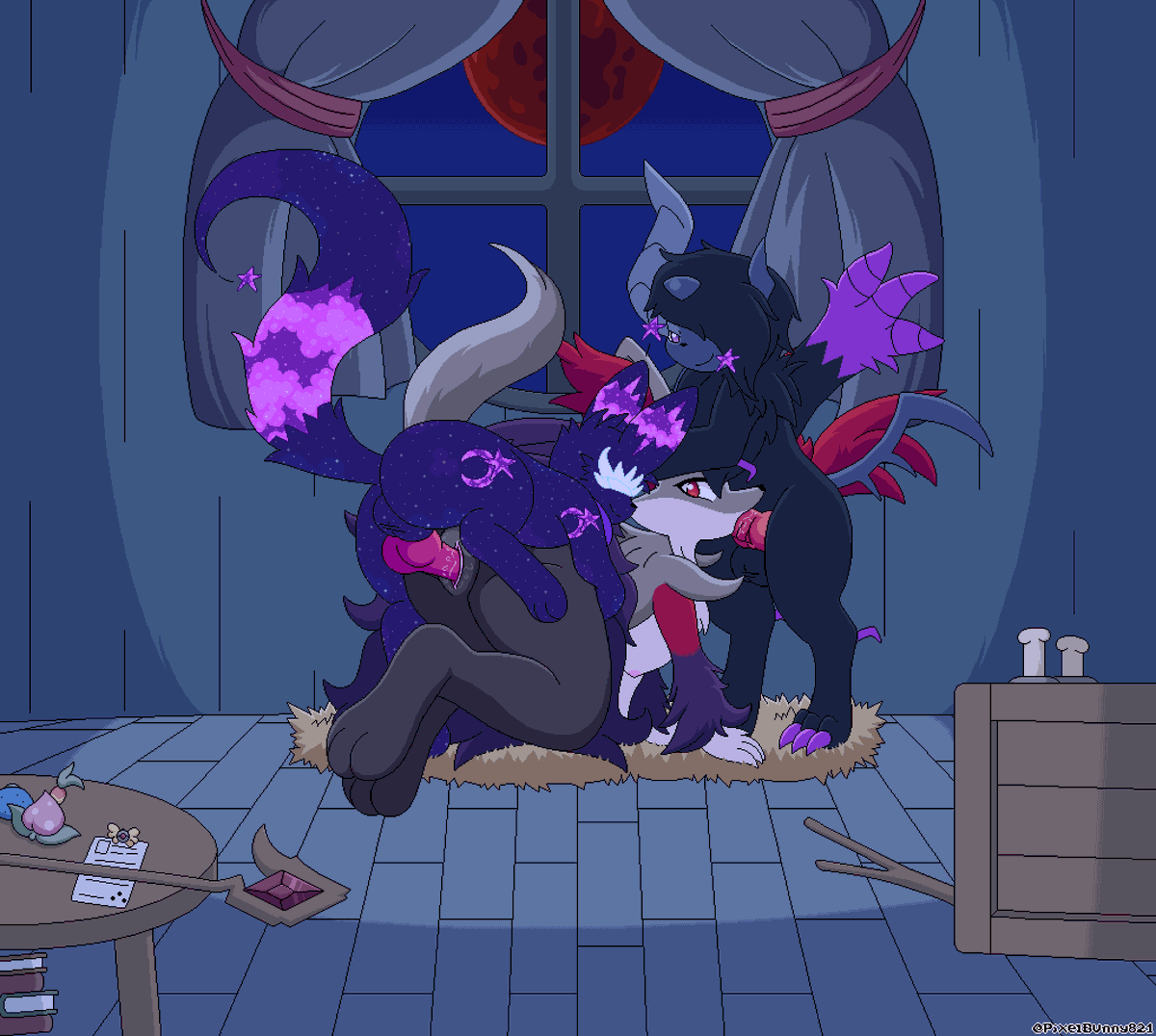 PixelBuns821's tweet photo. [ $ ] That's how good friends spend their time https://t.co/c2GKutH1Ze