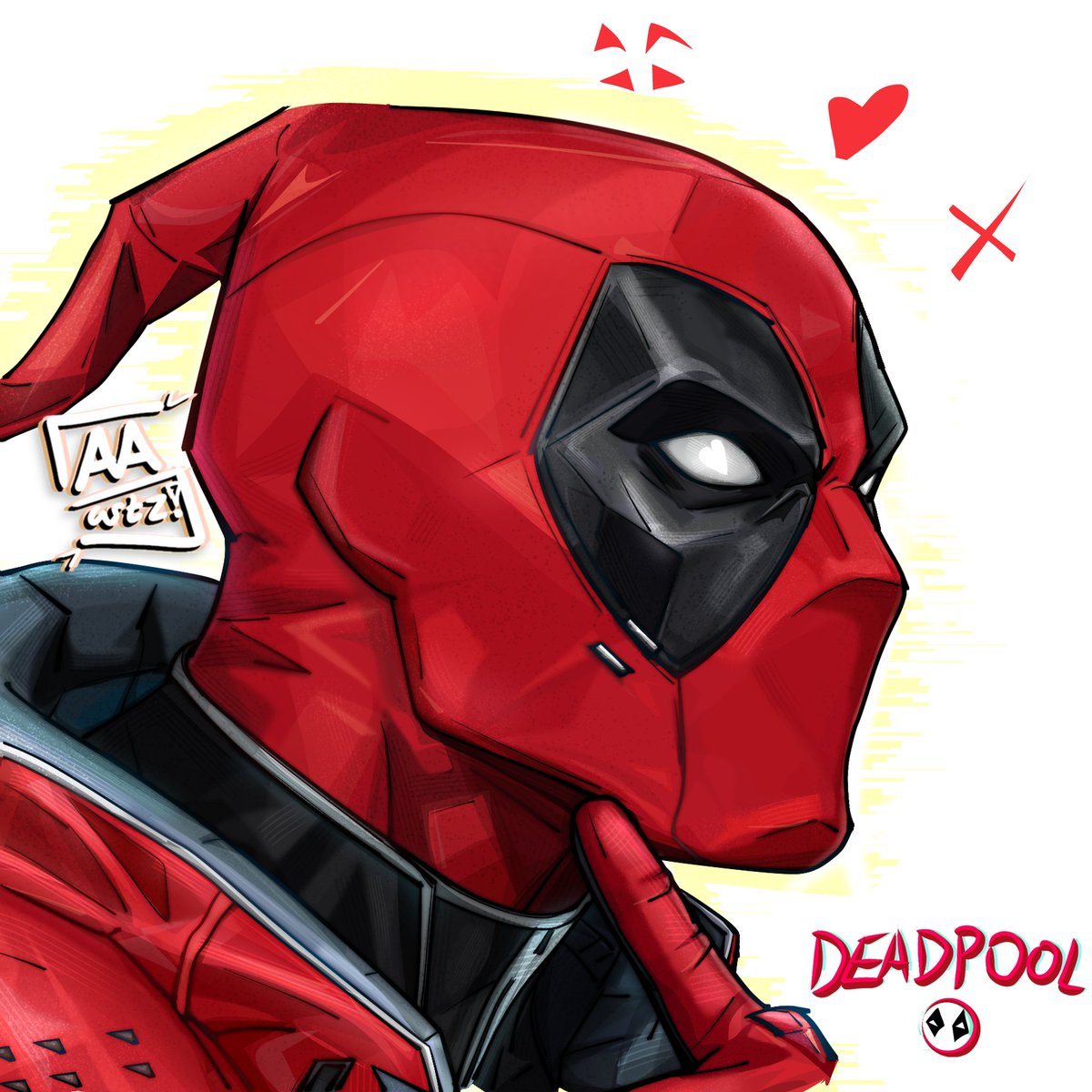 #Marvel_Rivals Side profiles Day 25: Deadpool