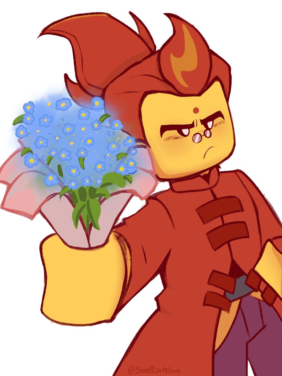 SweetLin13love's tweet photo. Art-Trade whit @Kasspergh 🫰💗✨
He asked me for a Redson doing anything, so I drew him giving him his favorite flowers. 🤓☝️💗✨
#RedsonLMK #Redson #Legomonkiekid https://t.co/y6VfXSdatU