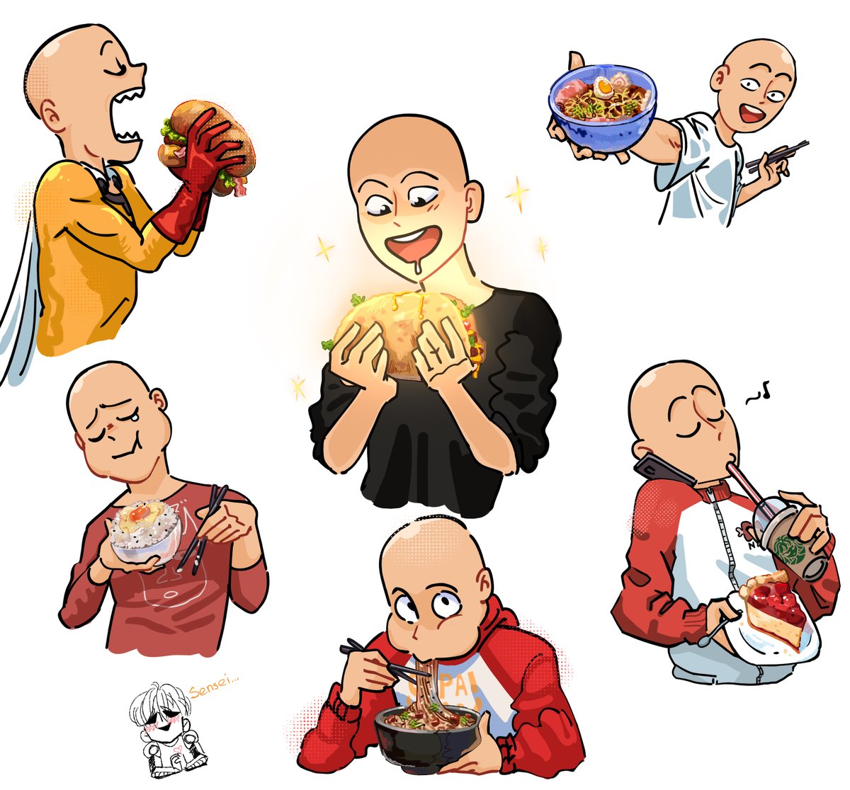 Pic_Chick_Pic's tweet image. I really loved redrawing my old works and seeing my progress, so here’s Saitama again.
By the way, I don’t think I’ve ever asked this before... what would you like to see from me?
#OnePunchMan #Saitama #OPM