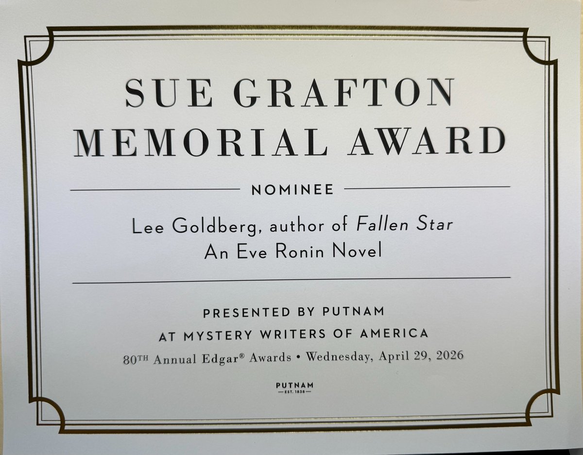 Lee Goldberg: also at bsky.app/profile/leegoldberg tweet media