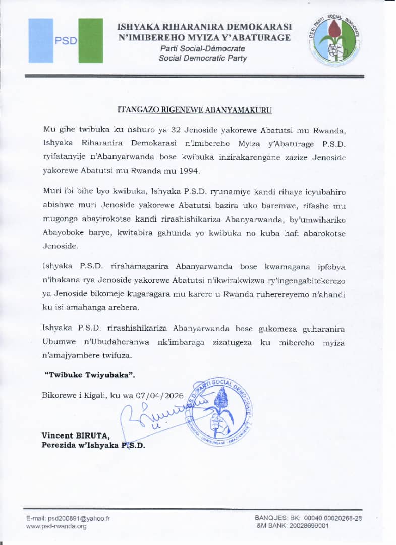 PSD Rwanda tweet media