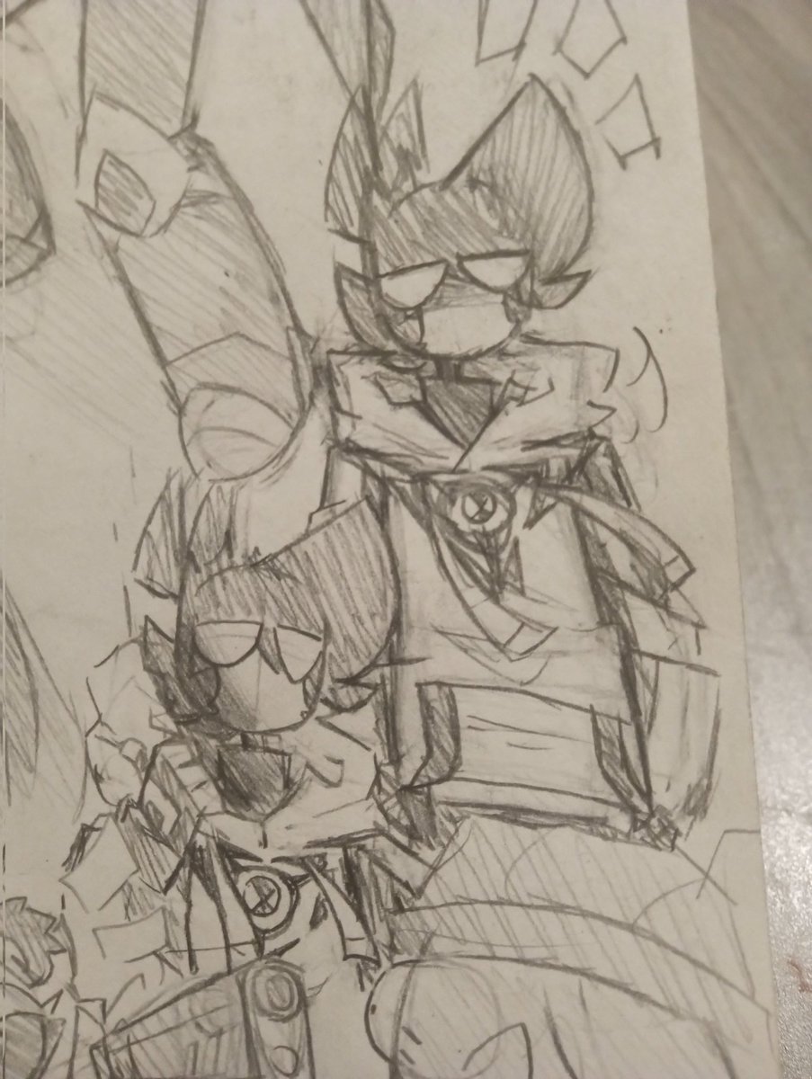 SiristheVirus07's tweet image. Haven't shown any doodles in awhile #cuphead #deltarune #techjacket #oc