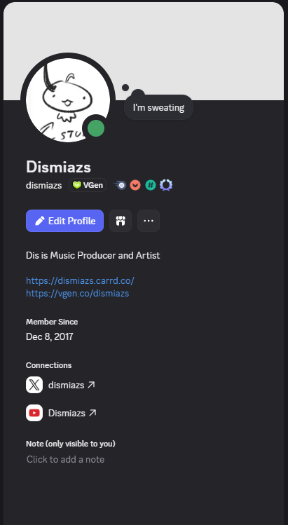 Dismiazs is making music and art tweet media
