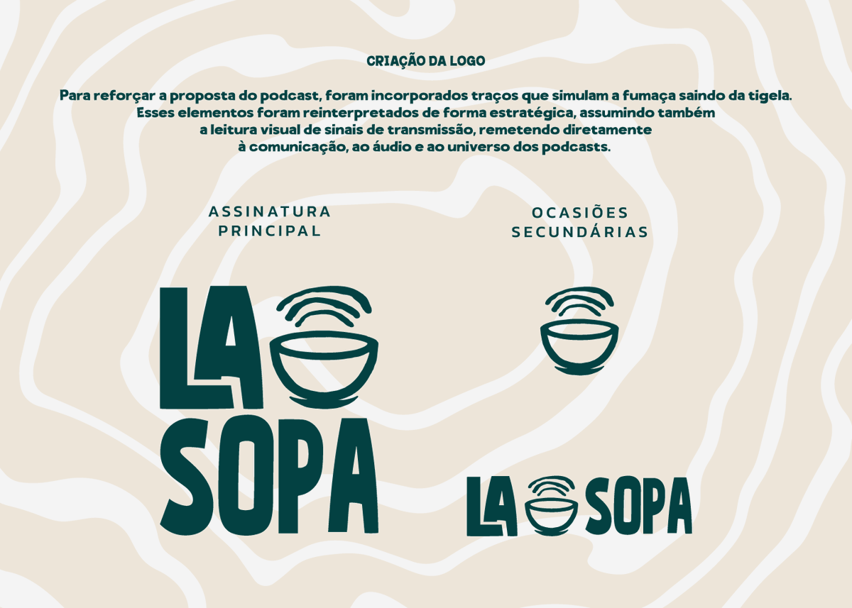 miike_mk's tweet photo. 🔥Branding 2026 que desenvolvi para o podcast LA SOPA Podcast, focado no Dota 2.
A identidade une uma tigela de sopa com sinais de transmissão, representando conversa, conexão e alcance.
#branding #designgrafico #dota2 #identidadevisual https://t.co/b3gJunqanM